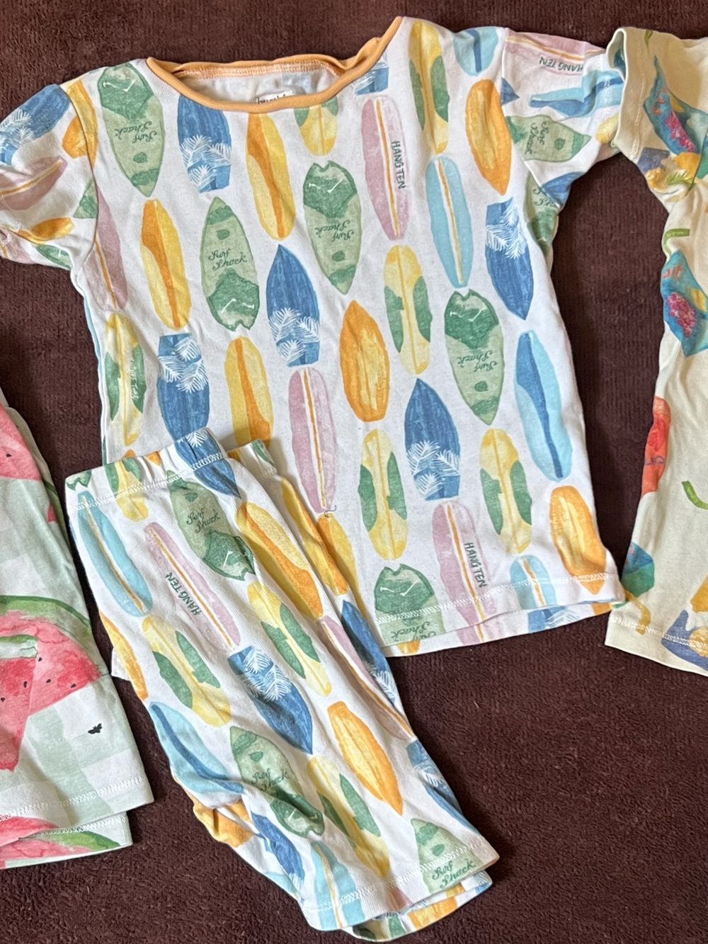 Burt’s bees baby summer pajamas  Surfboard Pajama Set